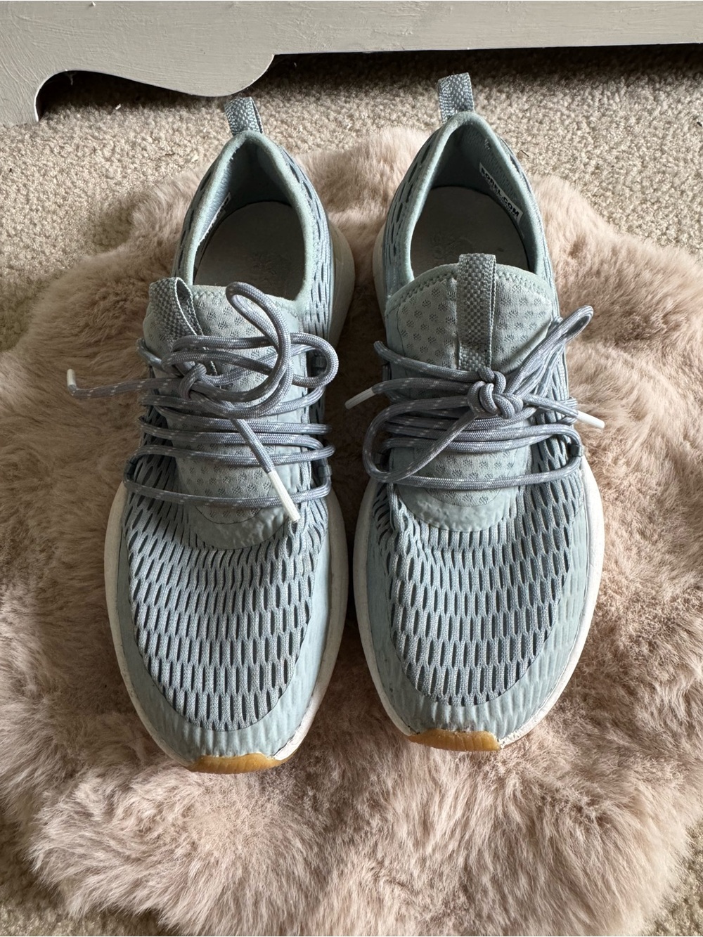 Sorel Kineric Light Blue Mesh Lace-Up Sneakers